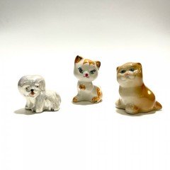 Миниатюры котята и щенок